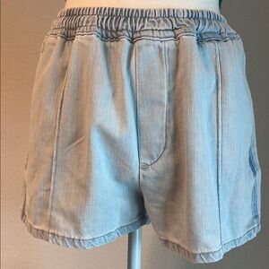 Zara Distressed Denim Shorts